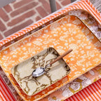 Bohemian Chic Enameled Cocktail Tray
