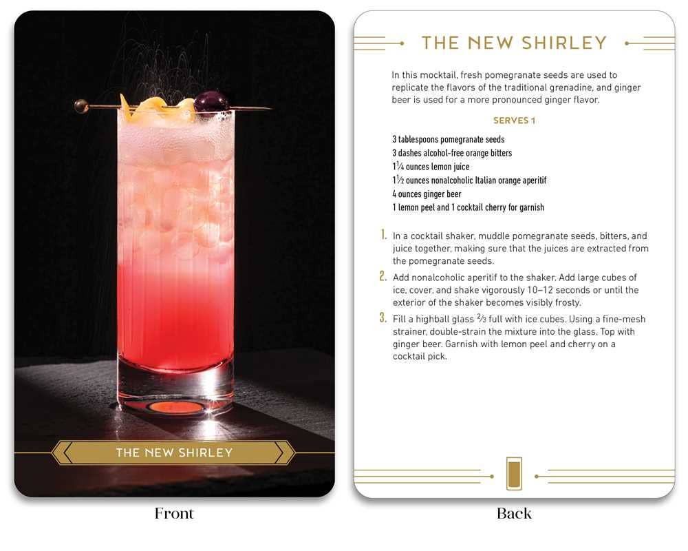 Simon & Schuster - Make It a Mocktail Recipe Deck by Derick Santiago: Flashcards