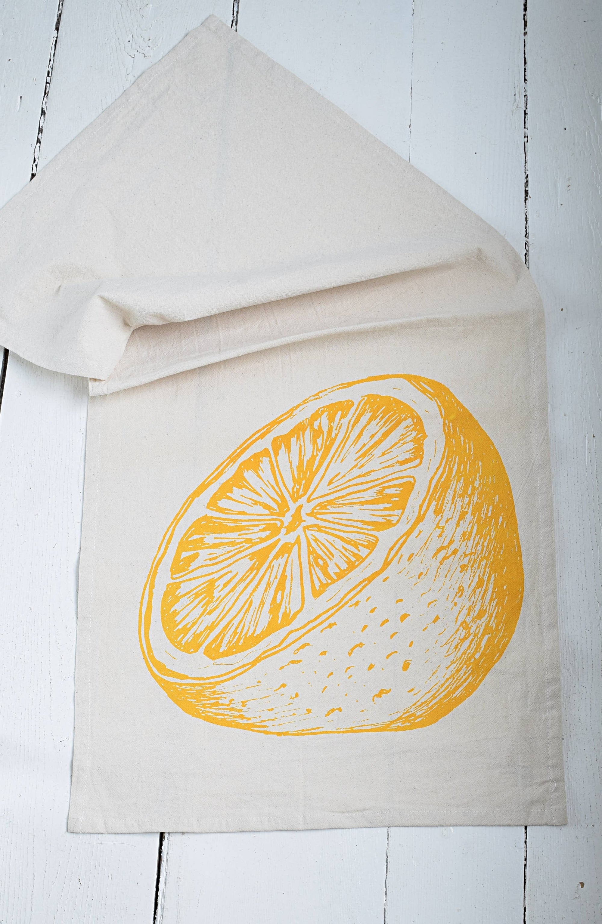 Citrus Bar Towel - Organic Cotton