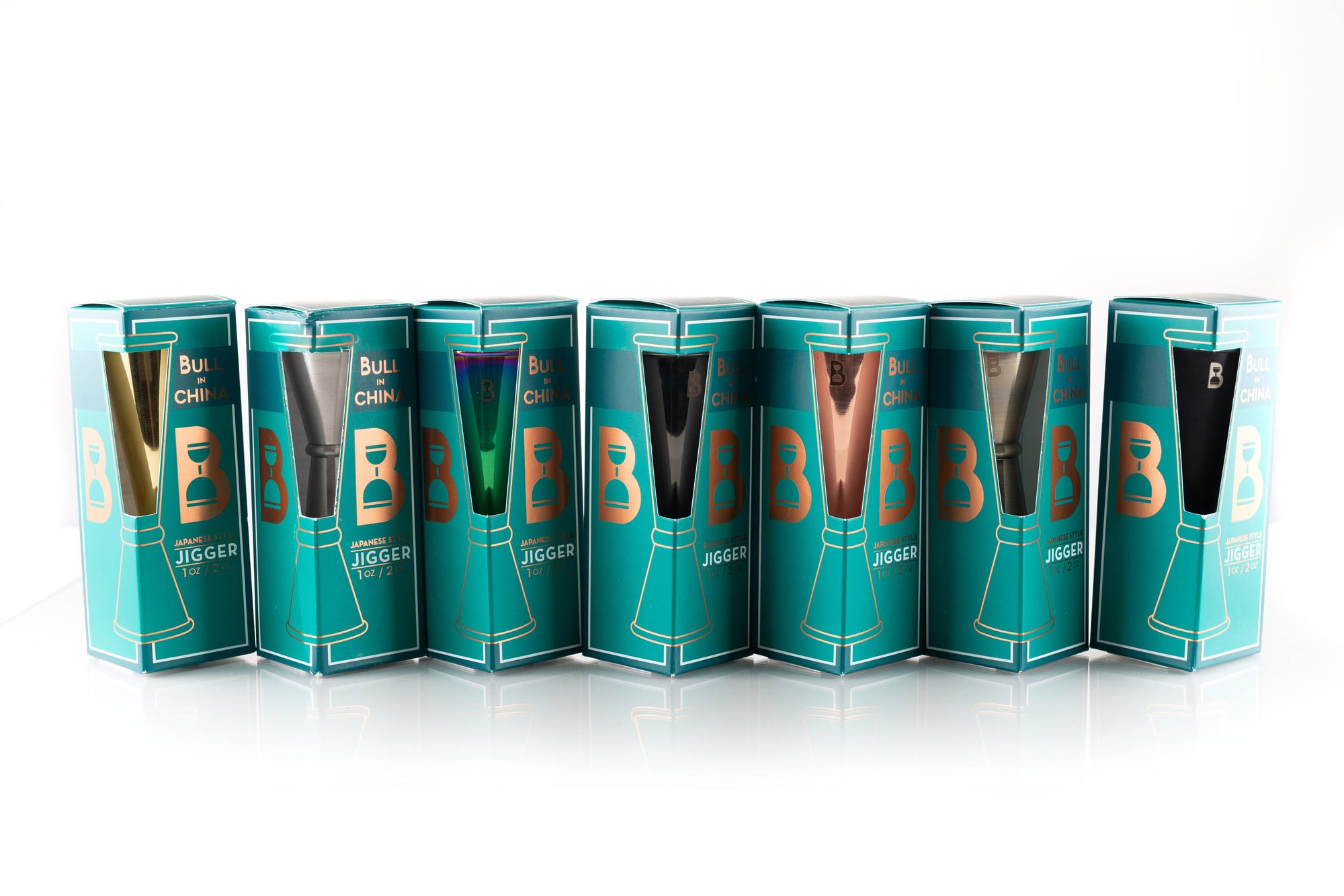 Bull in China - Japanese-Style Jiggers: Matte Black