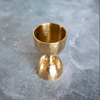 Hammered Bell Jigger - 100% Brass - Bull in China