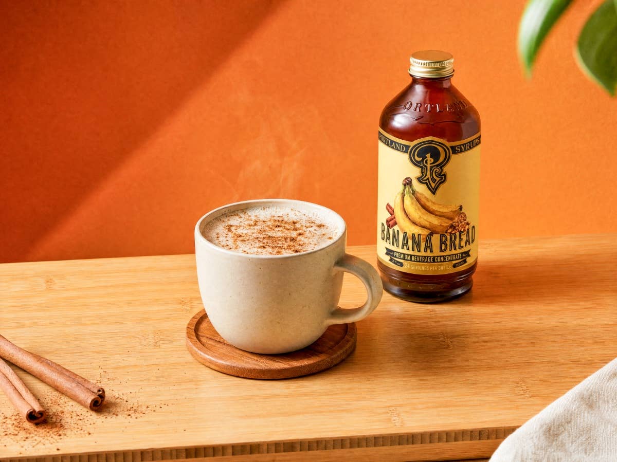 Portland Syrups - Banana Bread 12 oz - Coffee / Cocktail / Mocktail Syrup