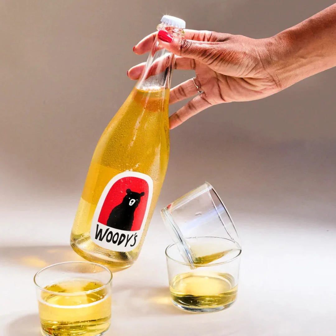 Woody's Non-Alcoholic Banc de Blanc - 750 mL