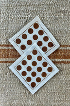 Cotton Napkins | Compostable | Dots | 24-Pack: 4.5" x 4.5"