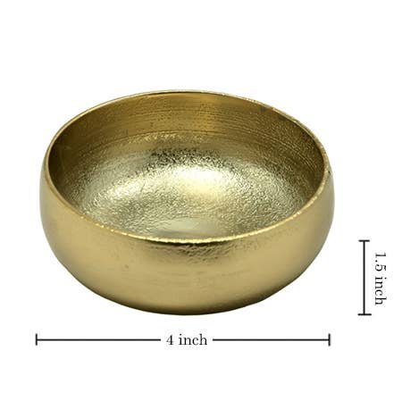Small Gilded Textured Bowl