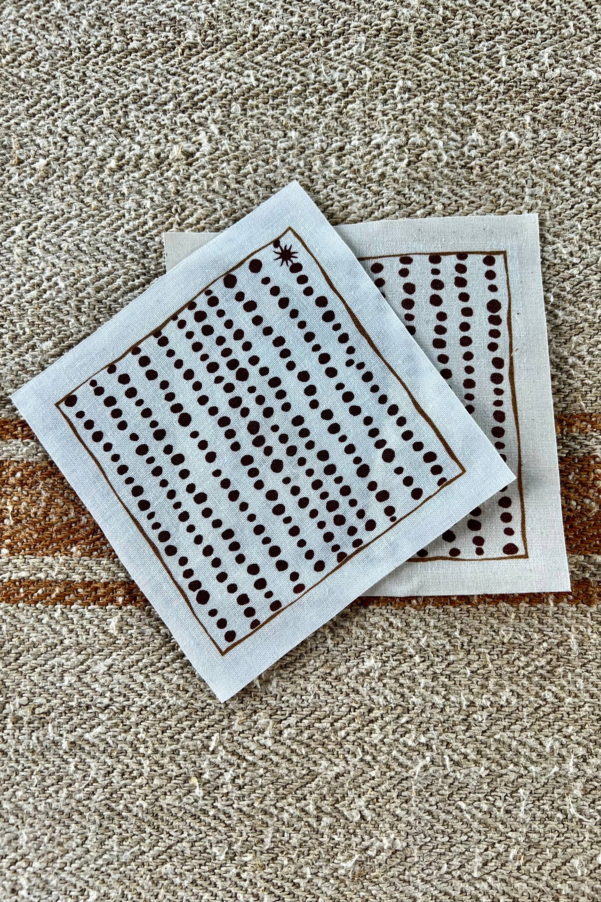 Cotton Napkins | Compostable | Speckles | 24-Pack: 4.5" x 4.5"