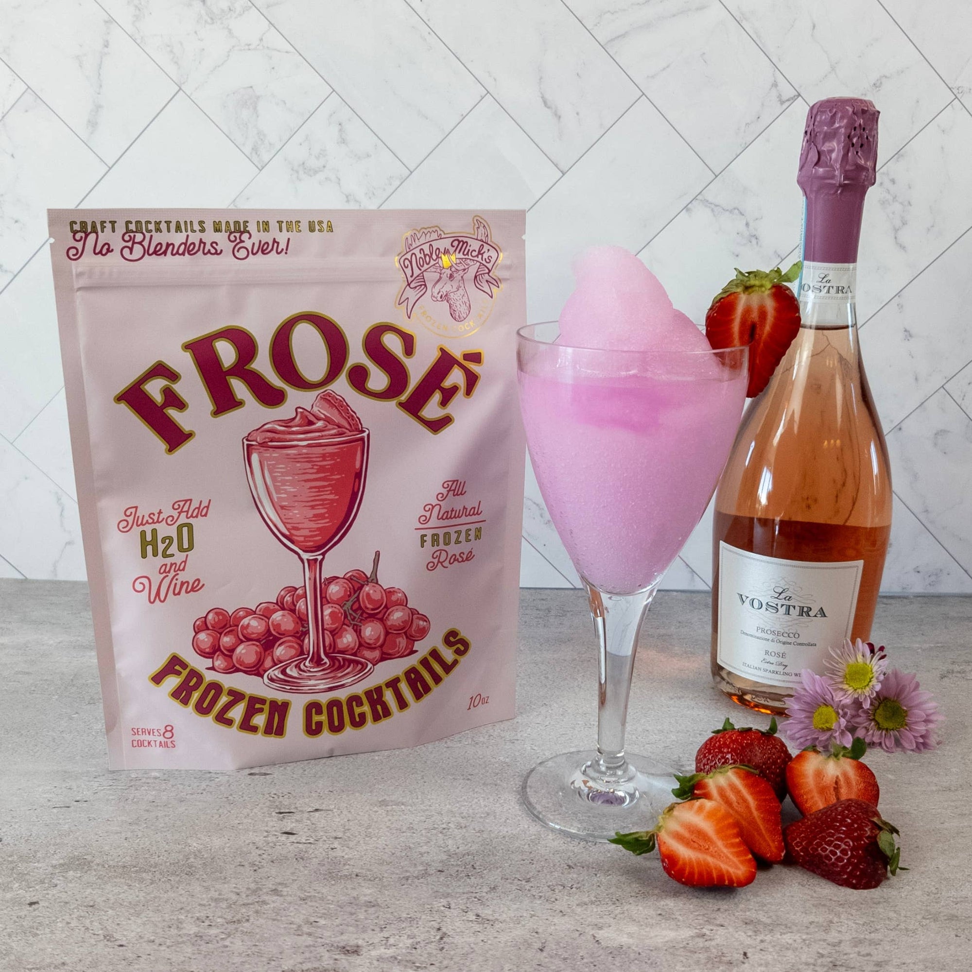 Noble Mick's - Frosé Frozen Cocktail - Just add Water + NA Wine