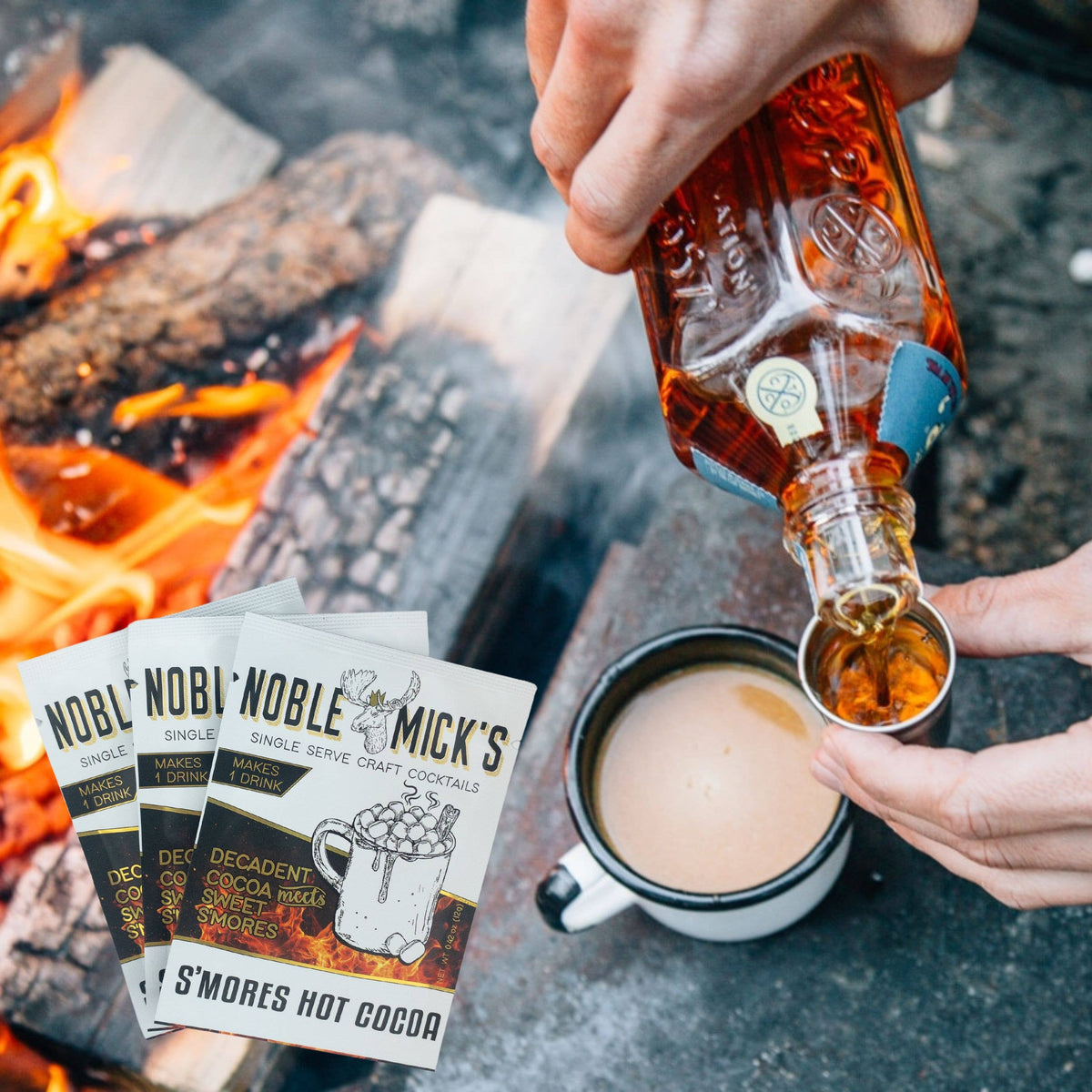 S'mores Hot Cocoa Single Serve Craft Cocktail - Noble Mick's