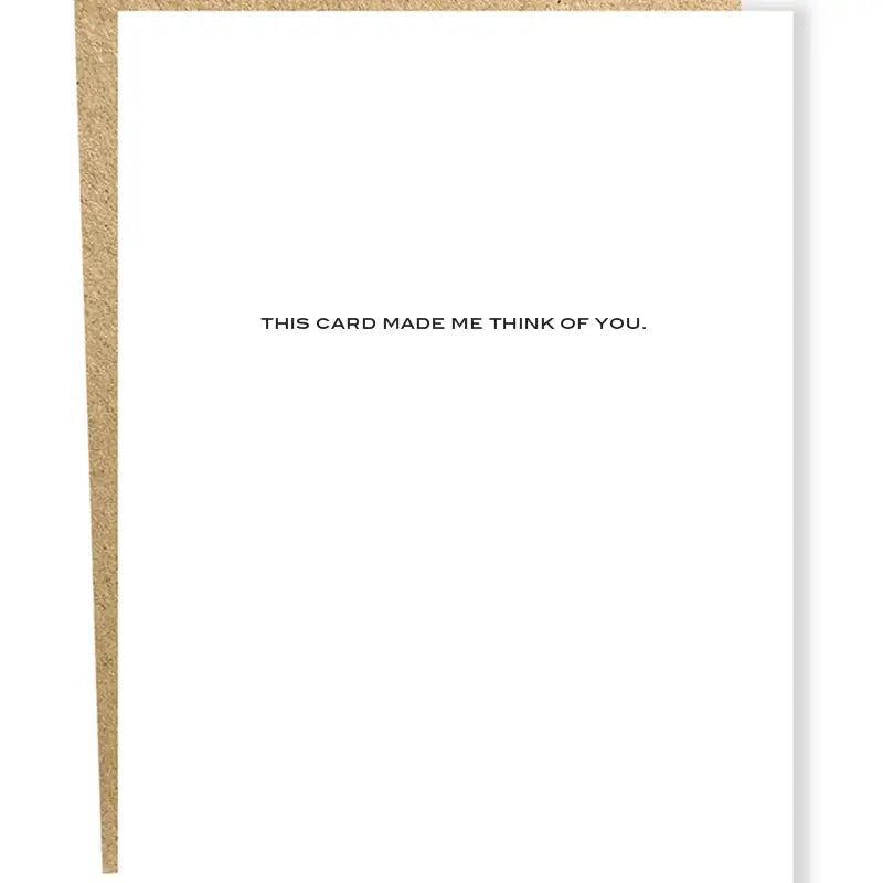 ALL PURPOSE CARD - letter press