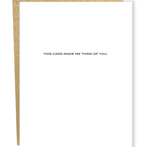 ALL PURPOSE CARD - letter press