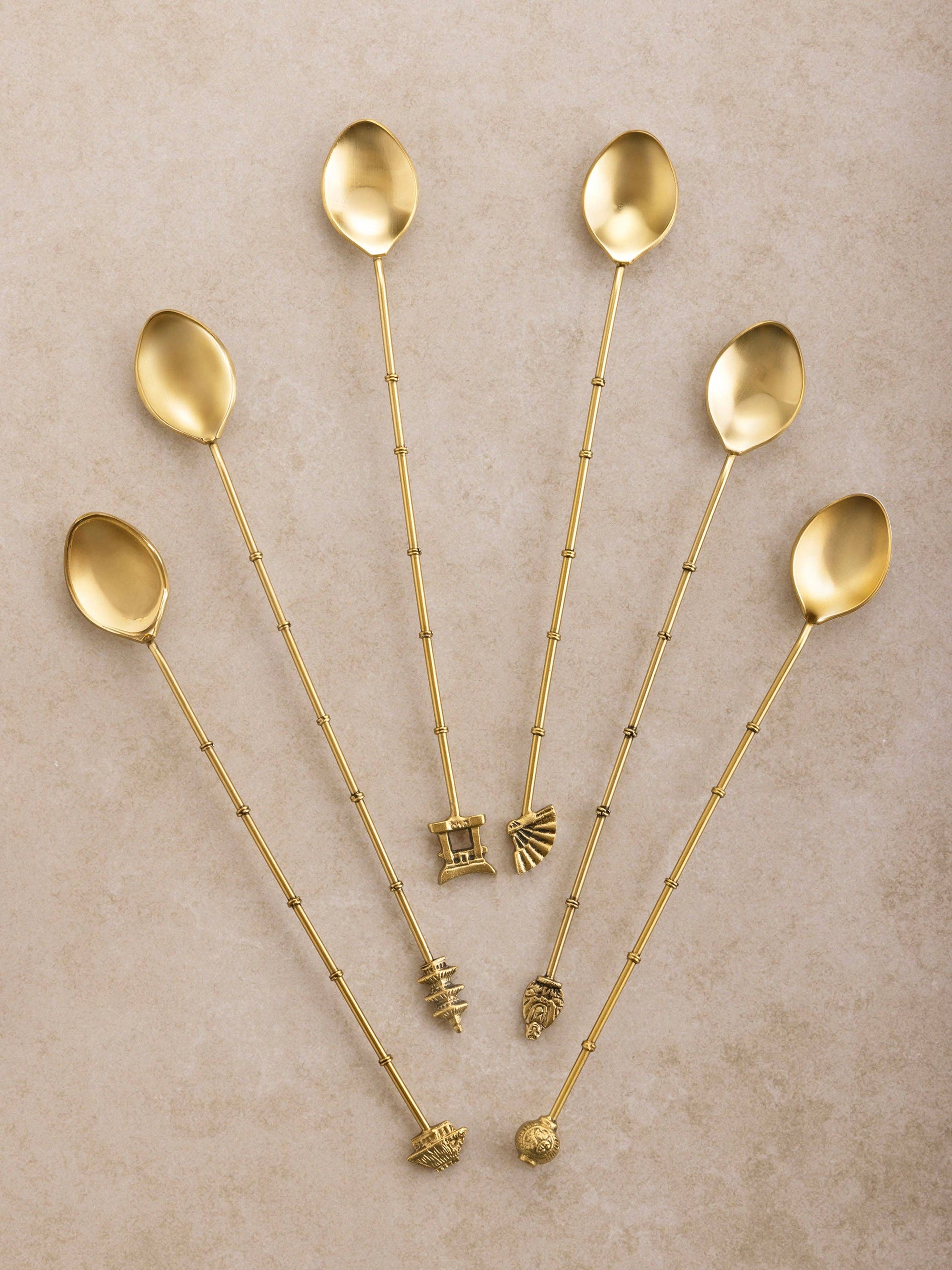GAURI KOHLI - Magnolia Cocktail Stirrers, Set of 6