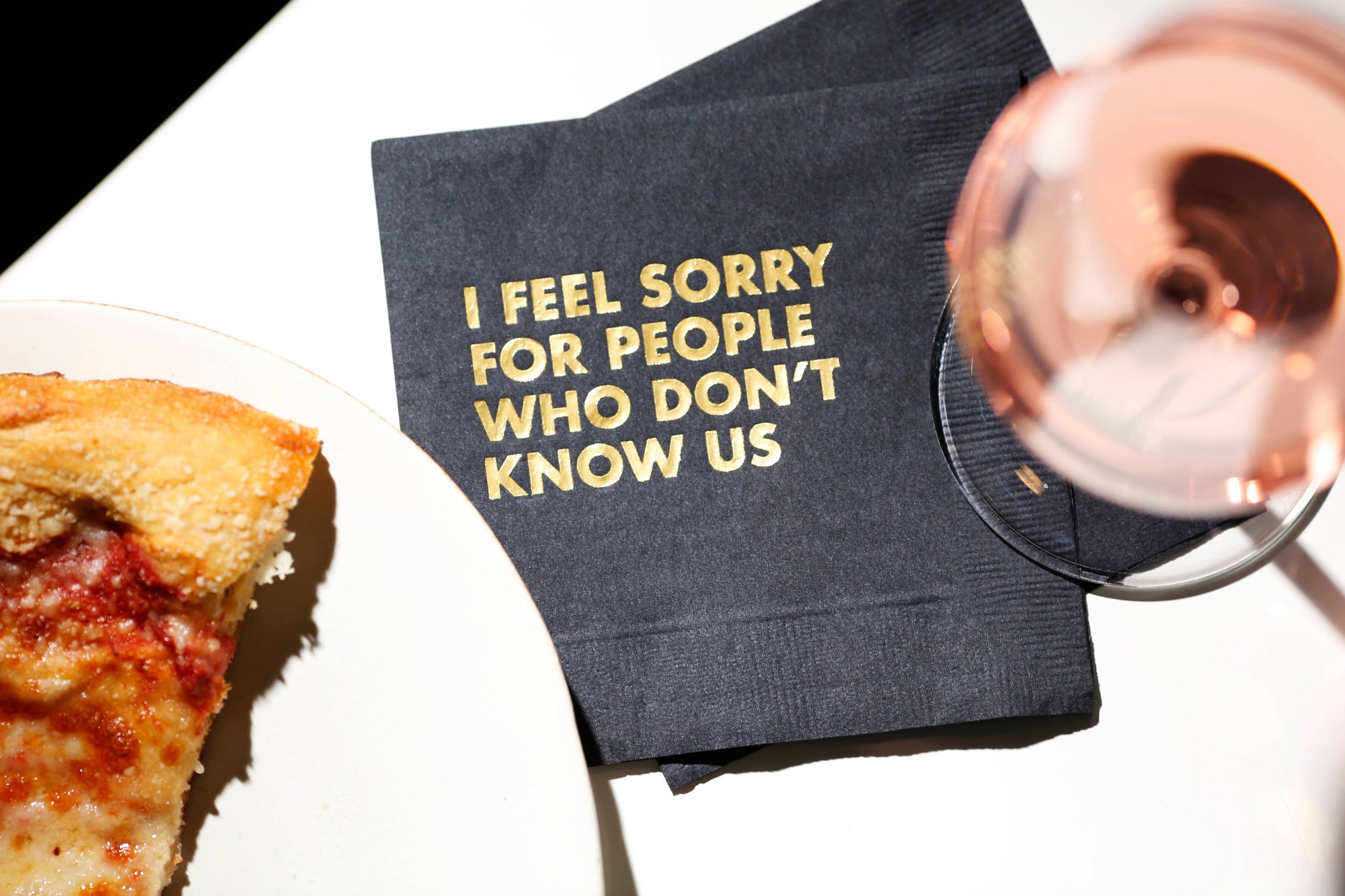 Don't Know Us - Funny Cocktail Napkin