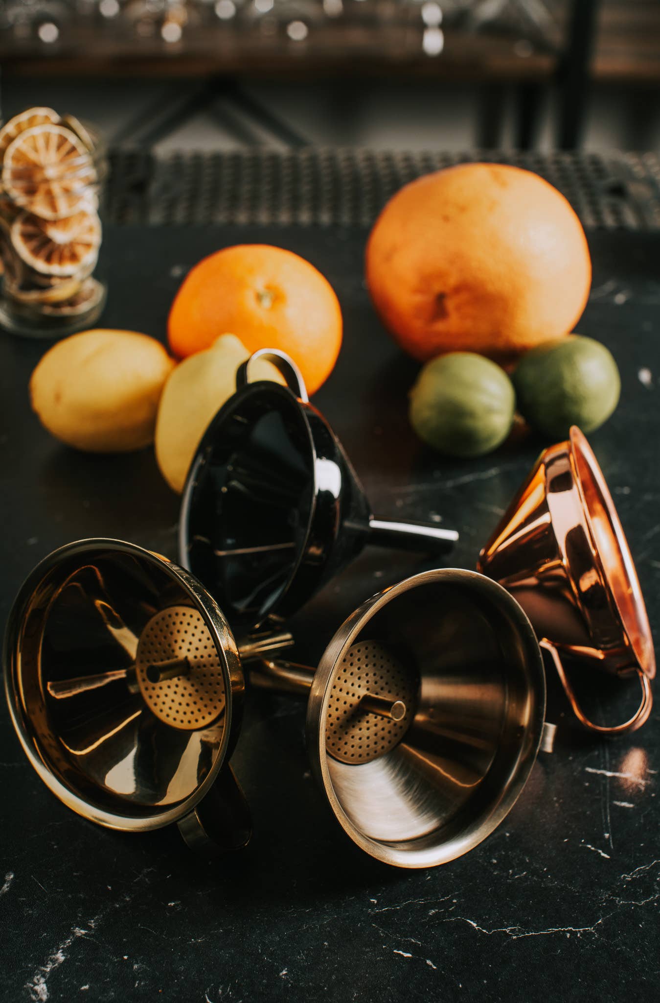 The Funnel with Strainer: Gold