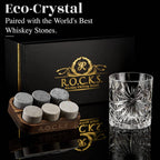 ROCKS Whiskey Chilling Stones - The Connoisseur's Set - Soleil Whiskey Glass Edition