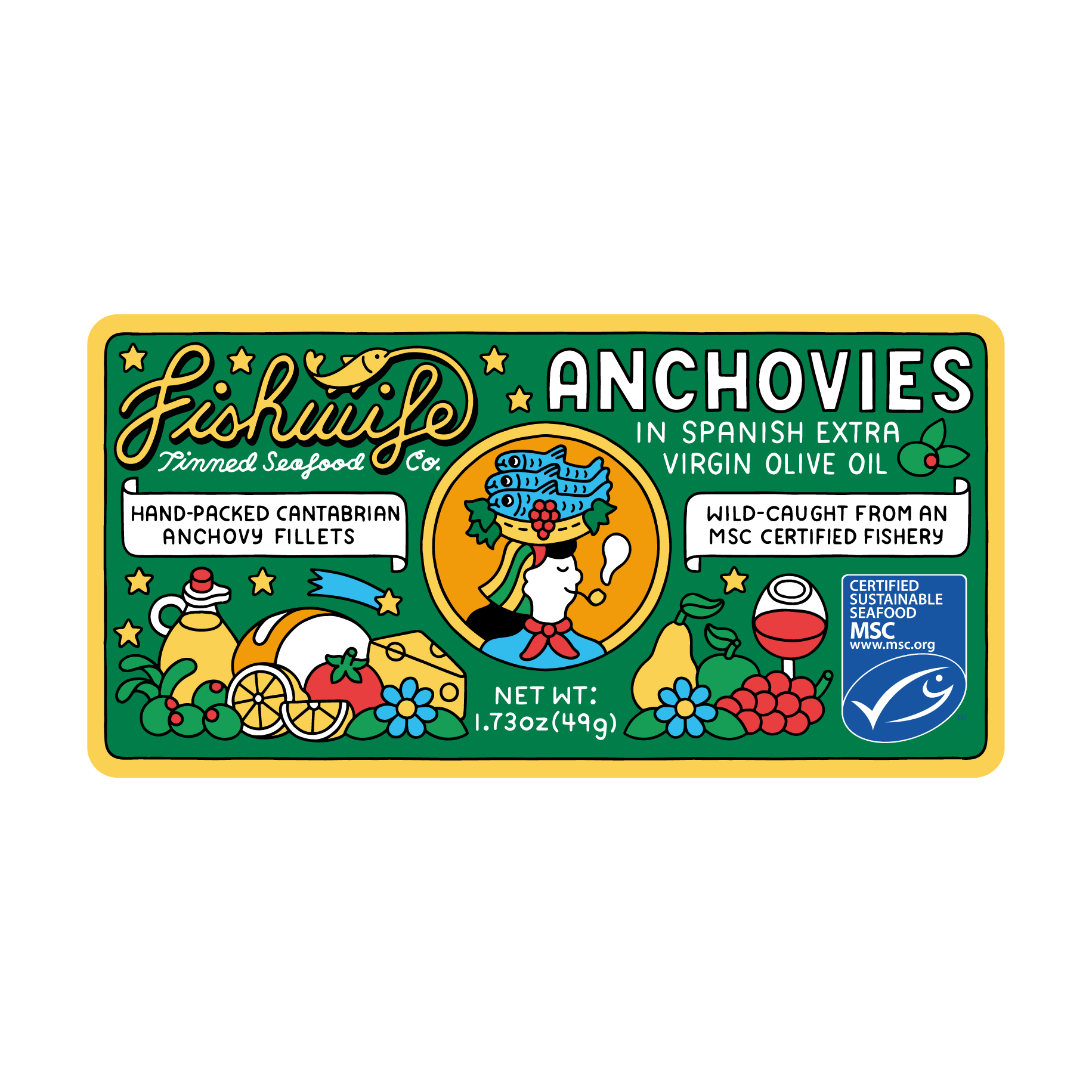 Fishwife - Cantabrian Anchovies in Extra Virgin Olive Oil