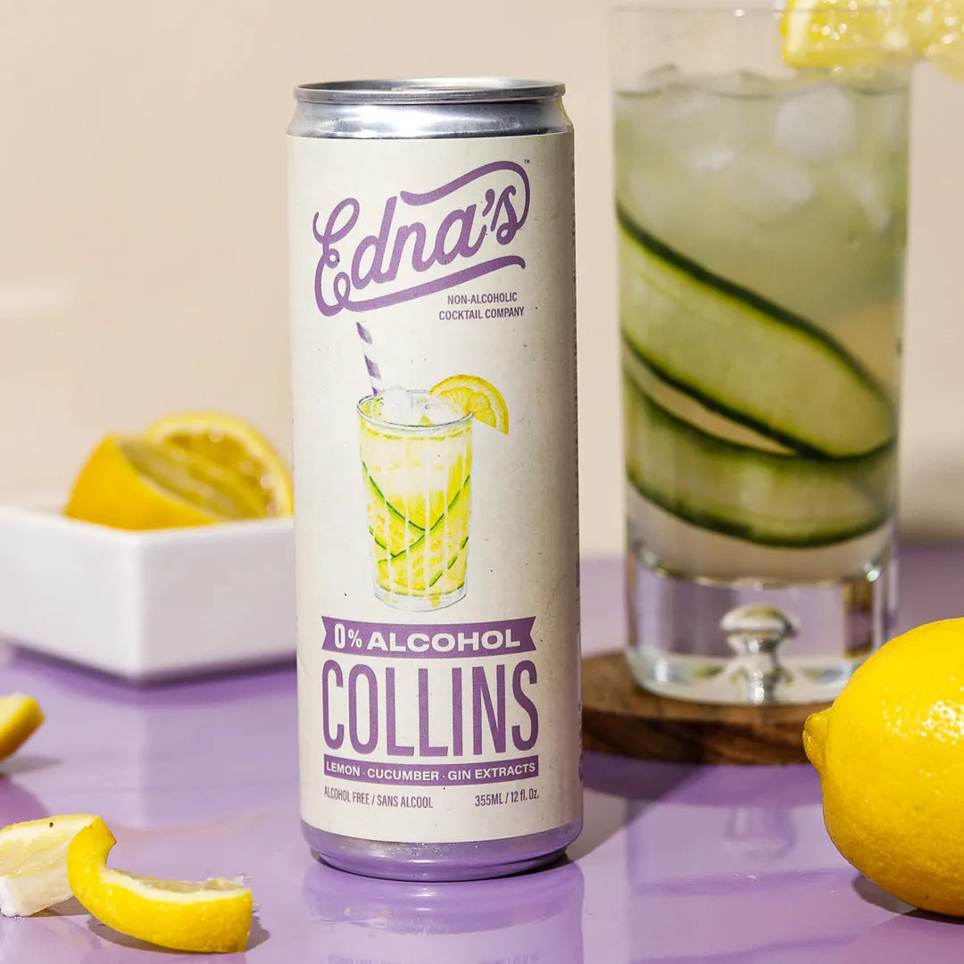 Edna's Collins 0% Cocktail - 4 Pack