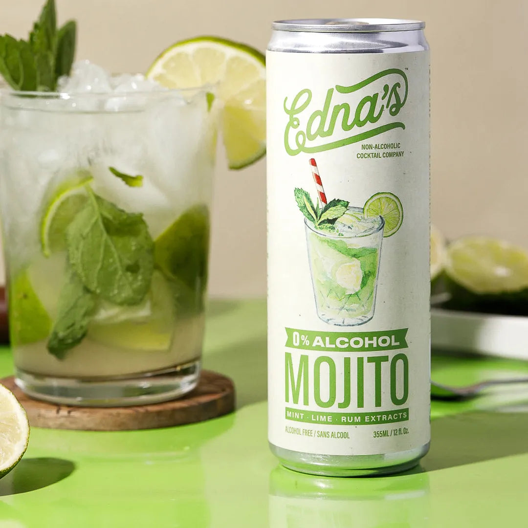 Edna's Mojito 0% Cocktail - 4 Pack