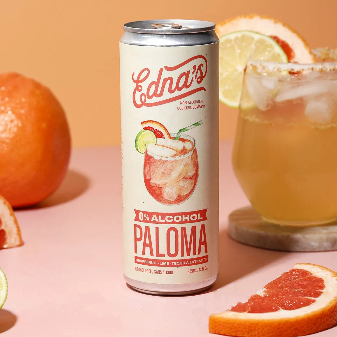 Edna's Paloma 0% Cocktail - 4 Pack