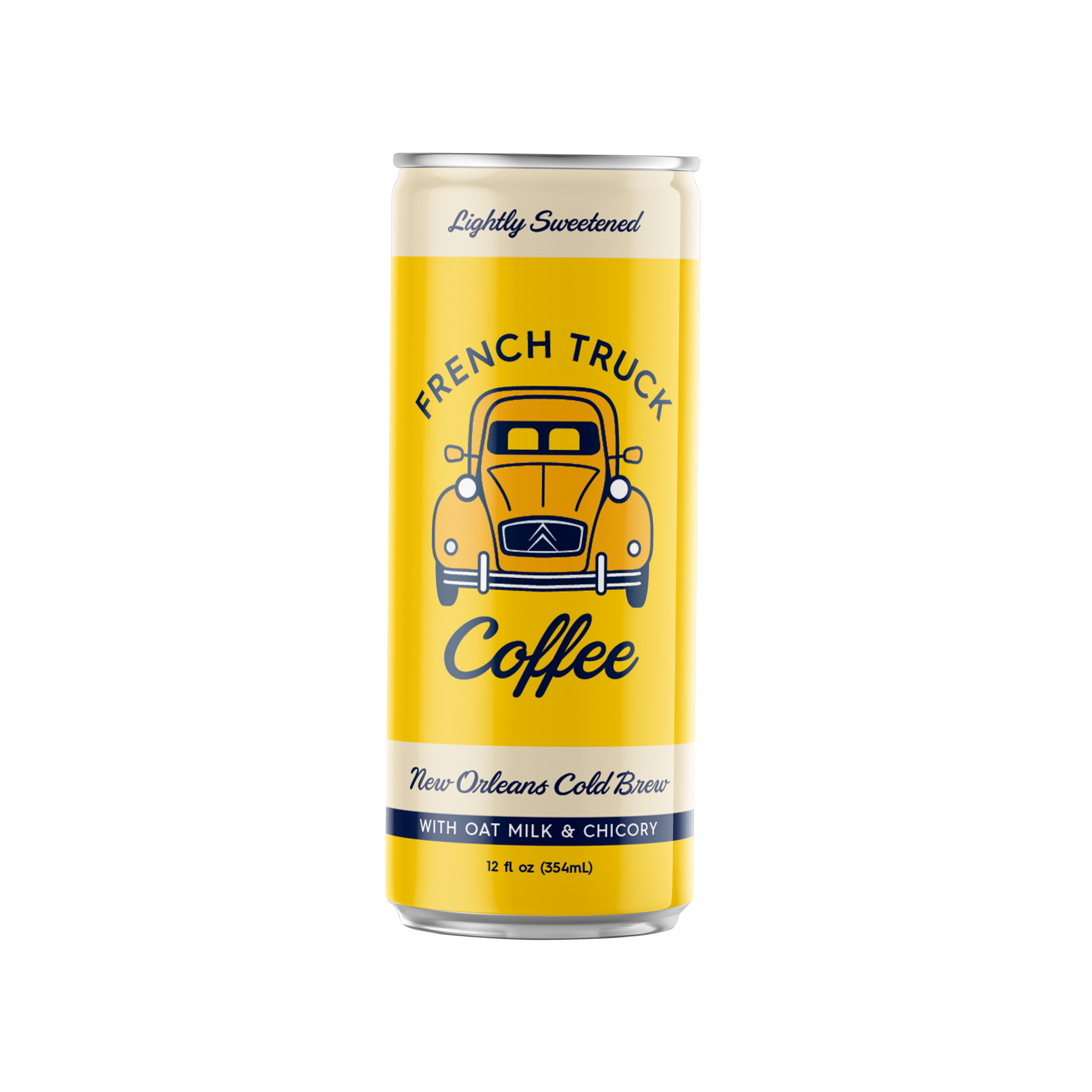 French Truck Coffee - Lightly Sweetened - Ready to Drink Oat Milk Latte