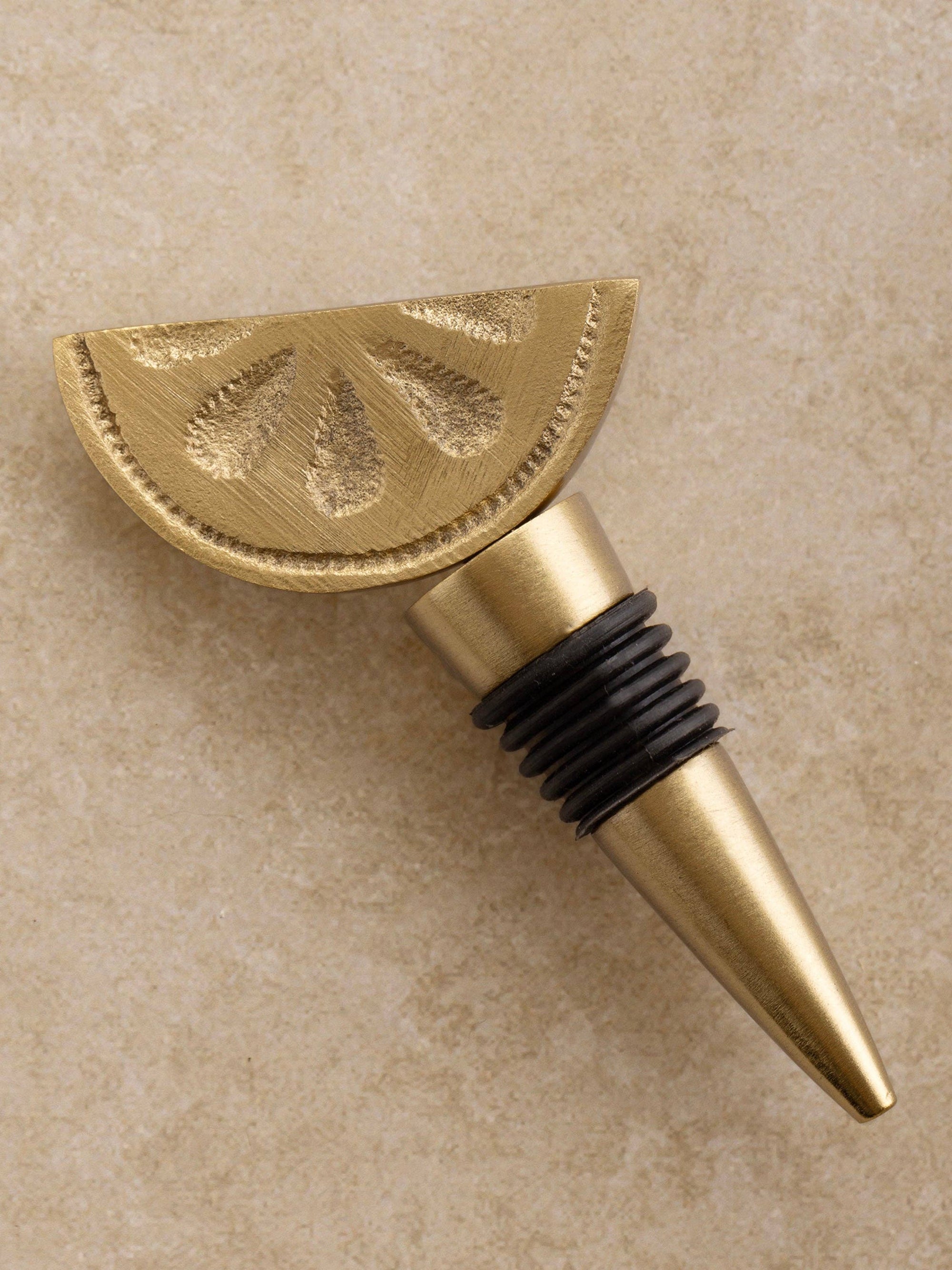 GAURI KOHLI - Trellis Wine Bottle Stopper - 4.5" x 2"