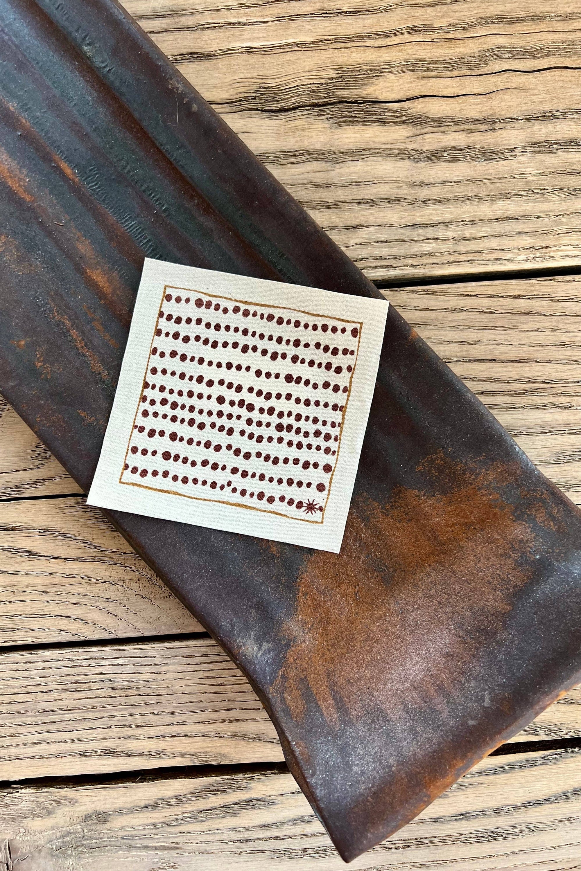 Cotton Napkins | Compostable | Speckles | 24-Pack: 4.5" x 4.5"