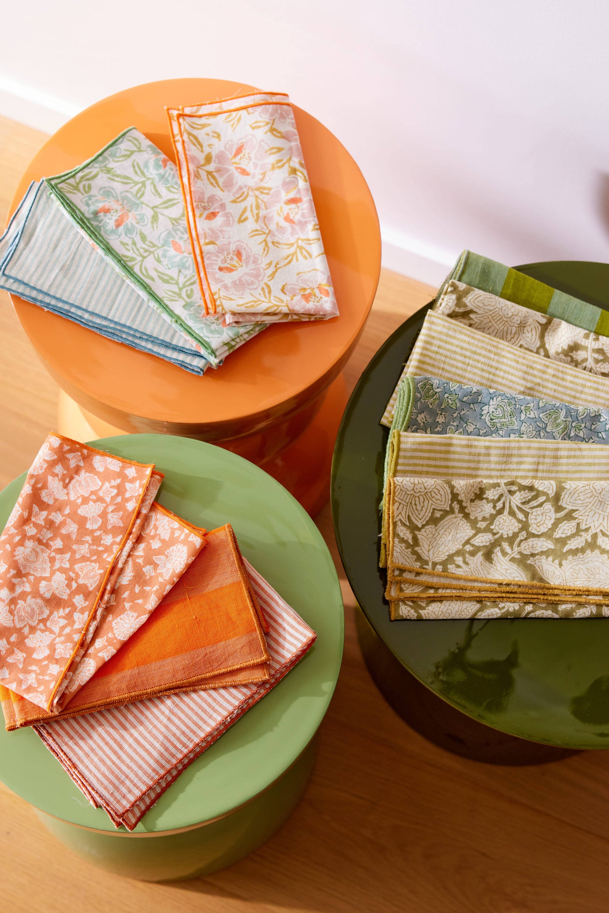 Arushi Floral Hand Printed Napkins