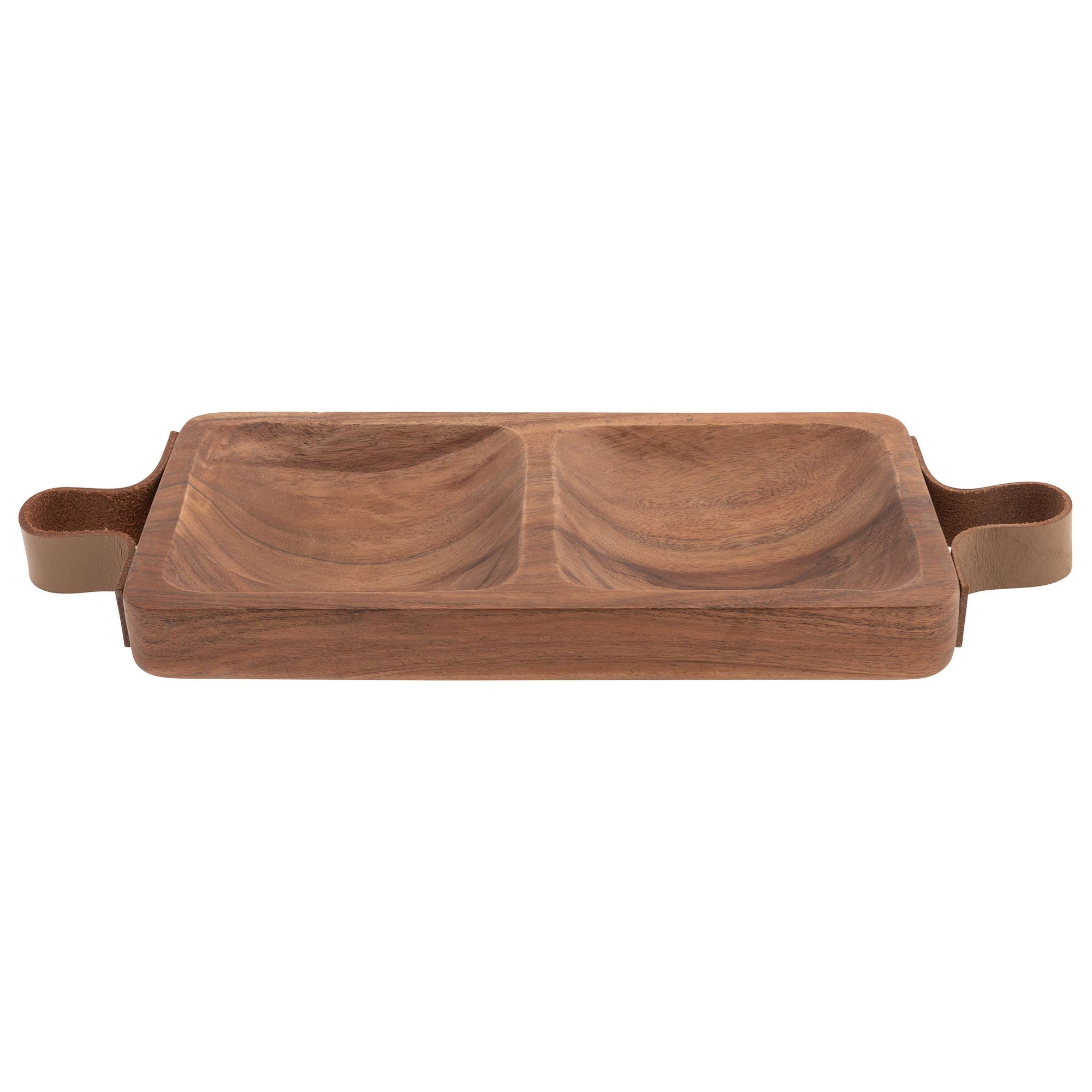 Barcelona Wood & Leather Charcuterie Tray