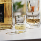 Large Shot Glass with Printed Measurements 4 oz