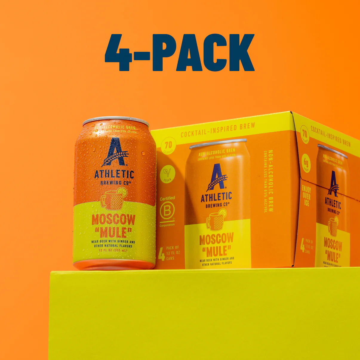 Athletic Brewing Company - Ginger Beer - 4 pack