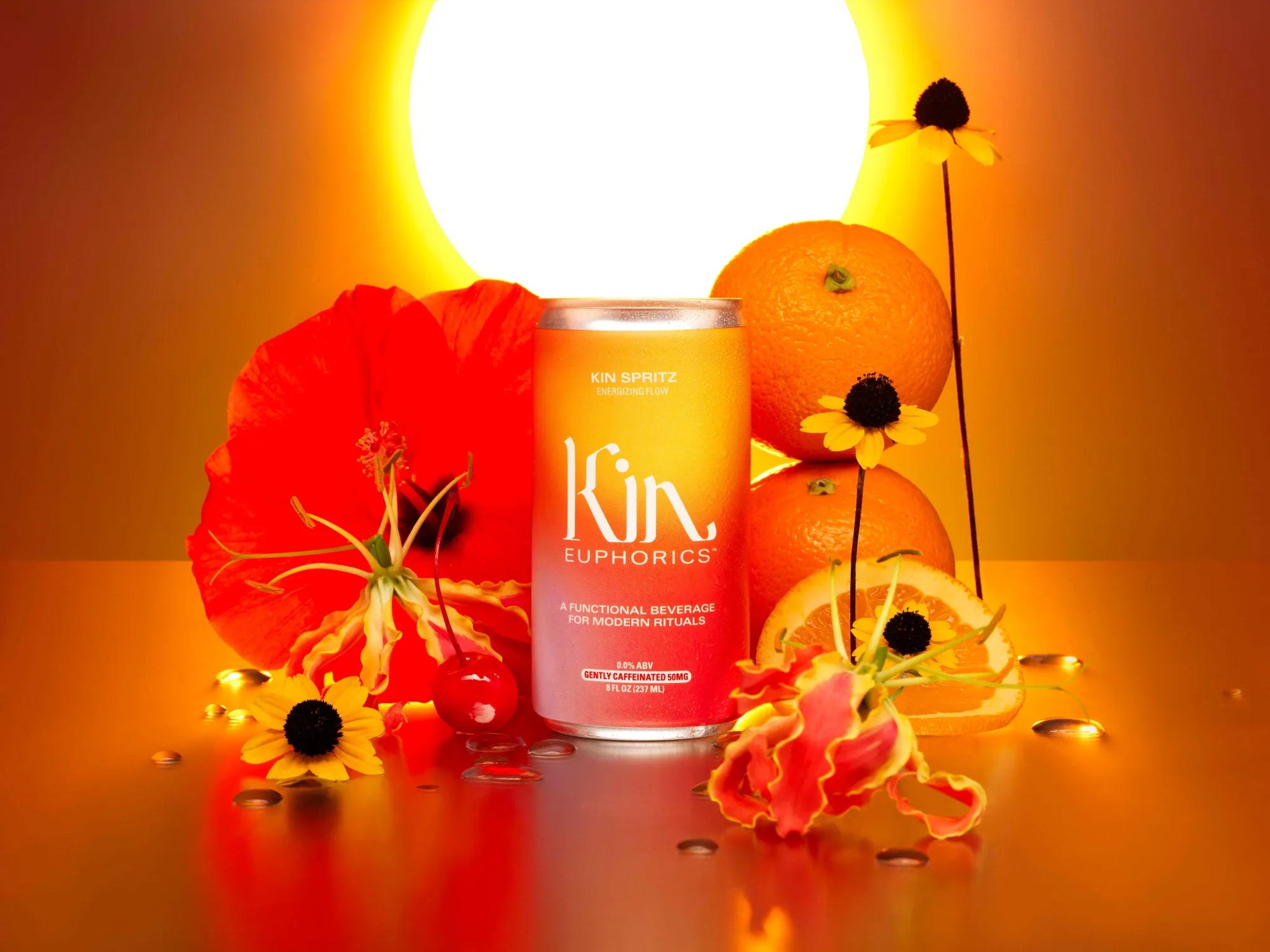 Kin Euphorics - Kin Spritz - 4 pack of 8 fl oz Single Serving Cans