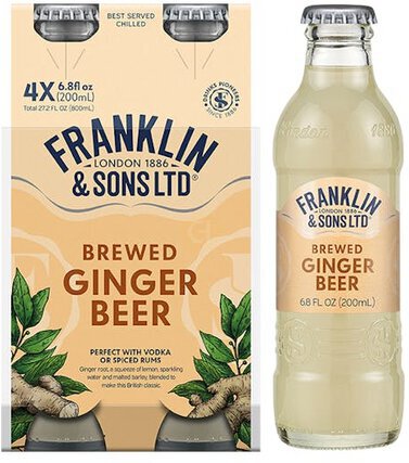 Franklin &amp; Sons Ginger Beer 4 Pack