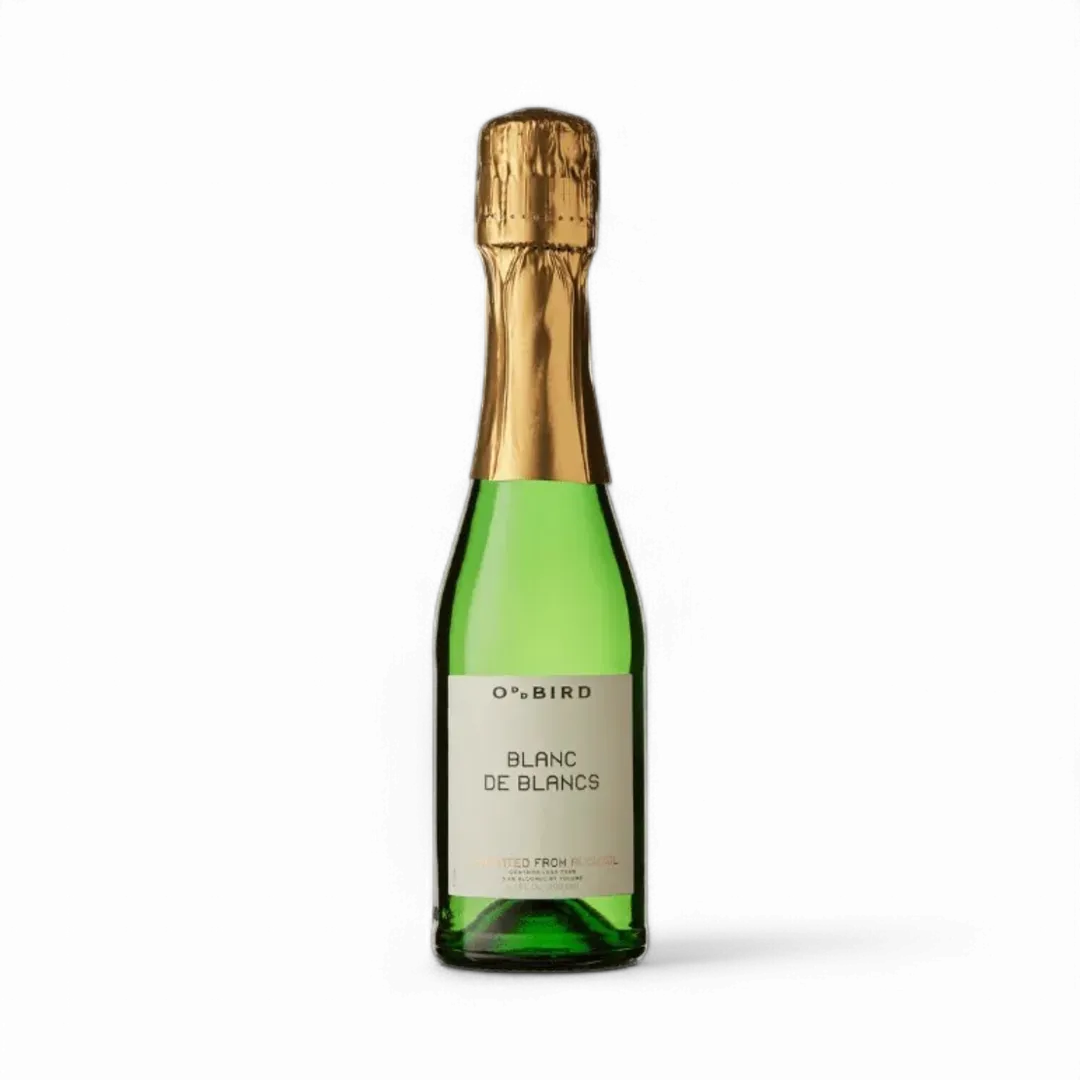 Oddbird Blanc de Blancs Non-Alcoholic Sparkling White Wine - Single Serve Bottle 200mL