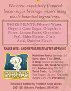 Grapefruit Tonic 3.4oz - cocktail / mocktail beverage mixer