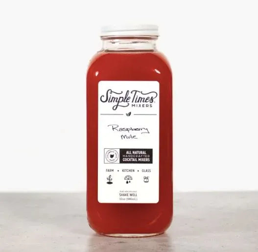 Simple Blood Raspberry Mule | All-Natural Cocktail Mixers