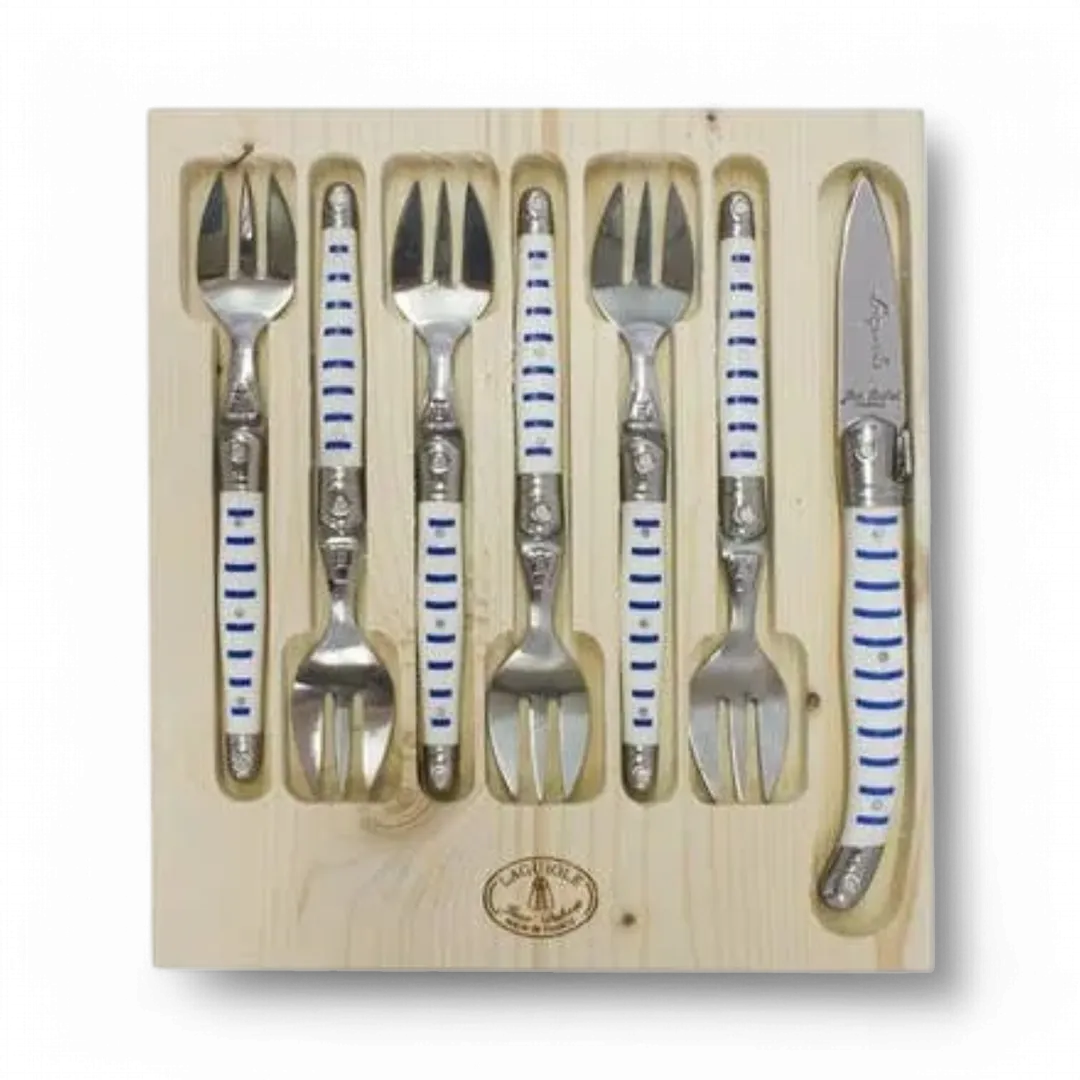 Jean Dubost 7 Piece Mariniere Collection Oyster Set