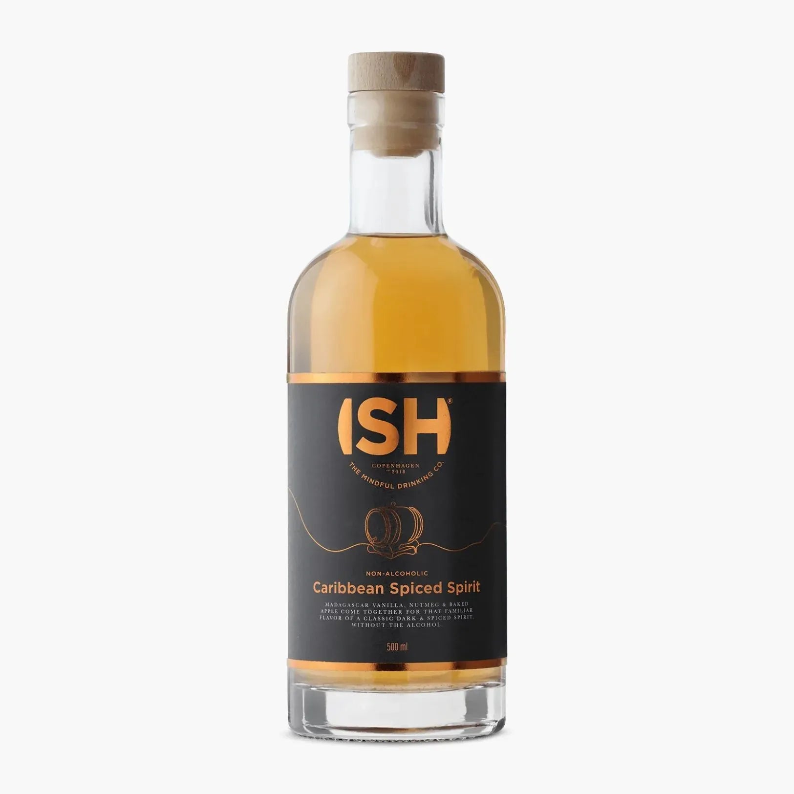 ISH Caribbean Spiced Spirit Non-Alcoholic Rum - 500mL