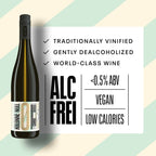 Kolonne Null Riesling, Non-Alcoholic White Wine - 750ML (<0.5% ABV, 750mL)
