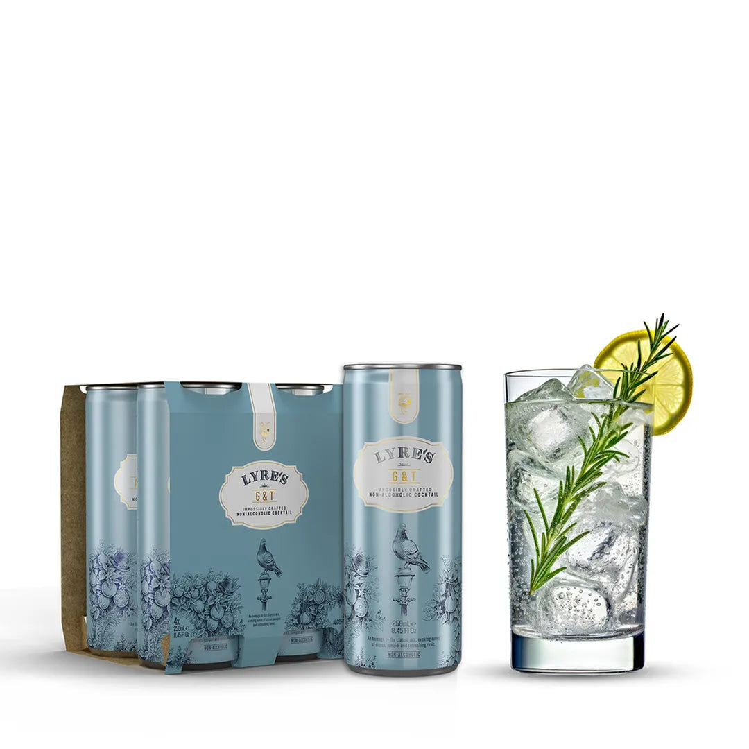 Lyre's – G&T / Gin & Tonic - 4 Pack of 8.5 fl oz Cans
