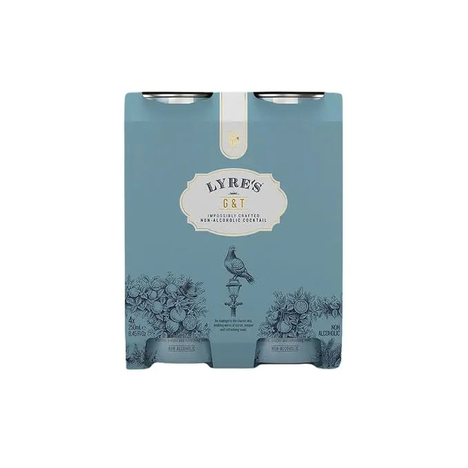 Lyre's – G&T / Gin & Tonic - 4 Pack of 8.5 fl oz Cans