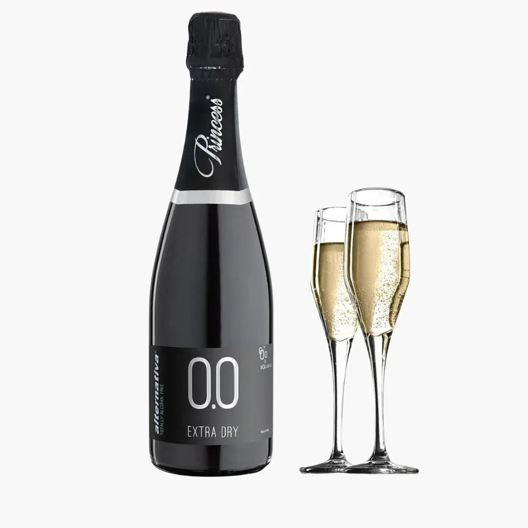 Princess Alternativa Bollicine Rosato Dry Sparkling Rose Non-Alcoholic Wine -750mL