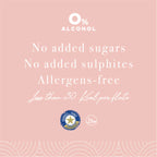So Jennie Paris Alcohol-Free Rose Bubbly Champagne Alternative 750mL (0.0% ABV, France)